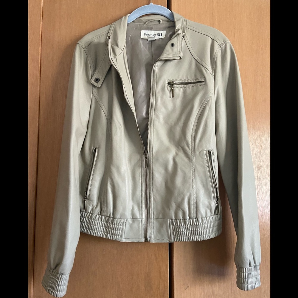 Faux Leather Jacket
